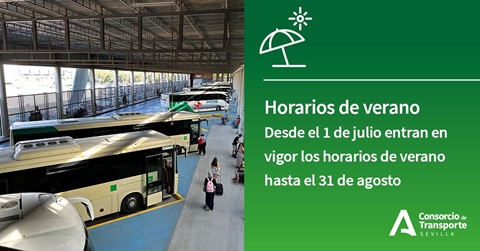 Horarios de verano 2025
